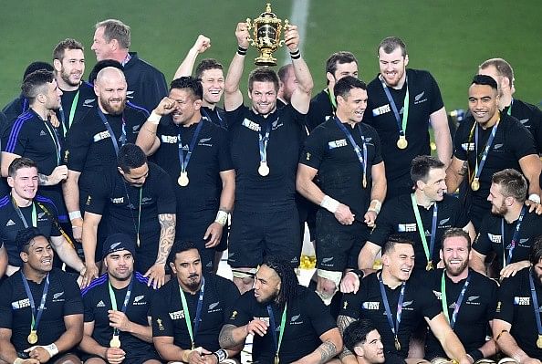 Rugby World Cup: New Zealand beat Australia 34-17 to ... - 594 x 399 jpeg 101kB