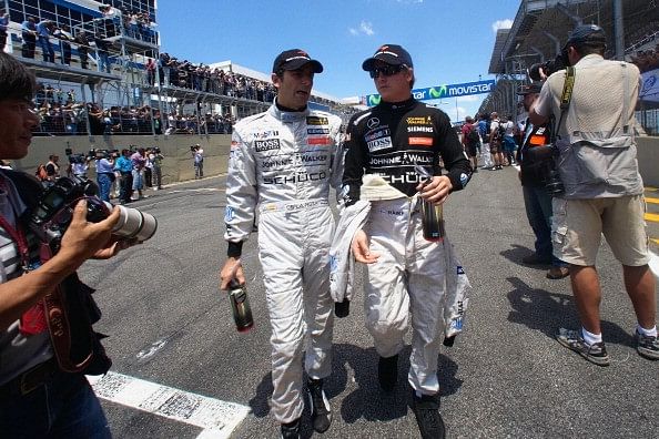 kimi pedro de la rosa 2006 brazil mclaren