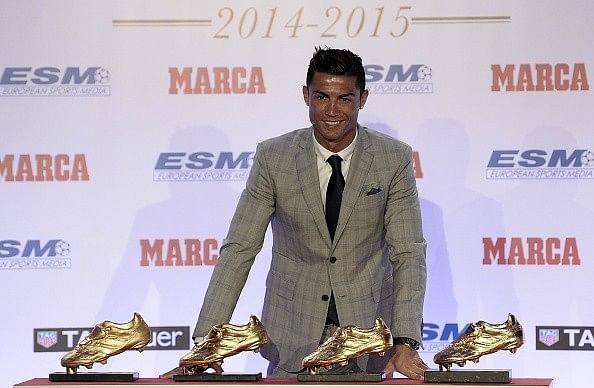 Most European Golden Shoe awards - 5 Cristiano Ronaldo records that won