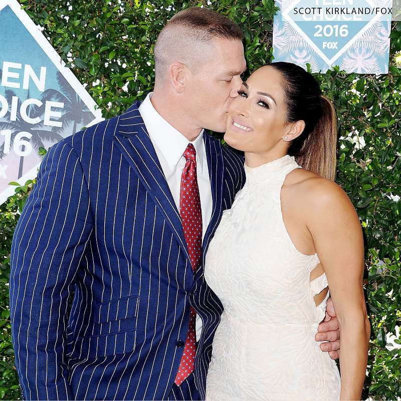 John Cena and The Bella Twins at Teen Choice 2016 photos
