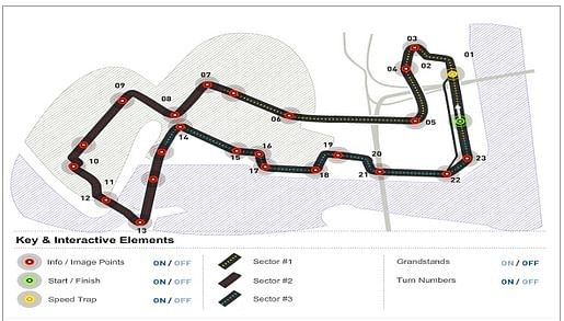 monaco f1 circuit map. singapore circuit From f1.com