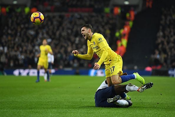 Sissoko's strong but firm tackle on Kovacic typified an excellent midfield display from the Frenchman