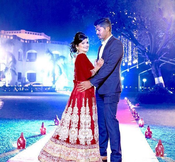 Umesh met his wife Tanya during the IPL season