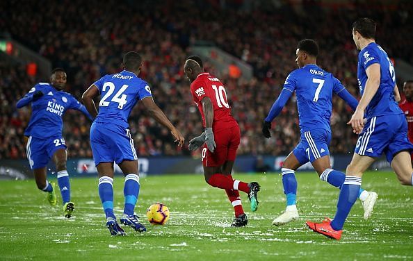Mane's solo strike two minutes in was a well-taken finish, from Liverpool's best player on a frustrating night