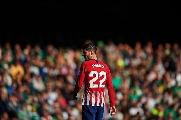 Morata endured a tough return to Spain with a 1-0 away defeat by Real Betis last weekend