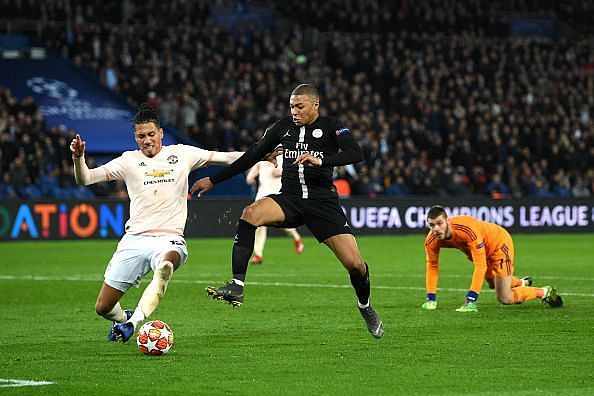 Smalling was excellent and needed to be, against an ever-present PSG side able to score at any moment