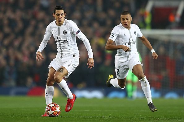 di Maria and Mbappe terrorised Manchester United in their first leg tie, before United did the unthinkable