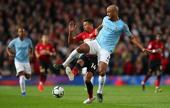 Kompany delivered a real captain's performance, despite being on a booking after 10 minutes