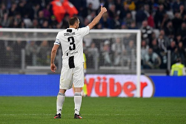 Juventus missed the presence of their captain and leader Giorgio Chiellini at the heart of a nervy backline