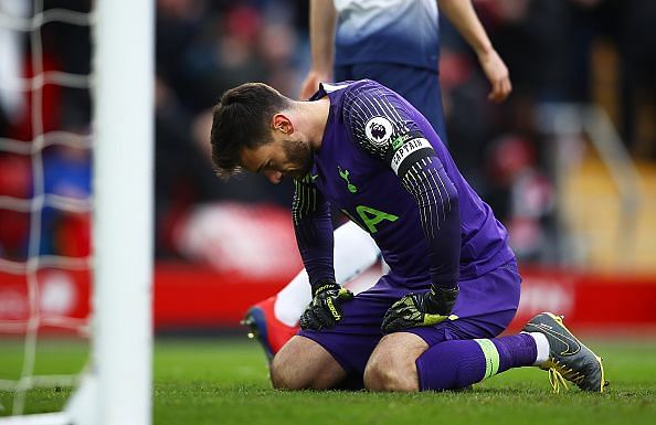 Lloris endured another forgettable afternoon, at fault for Liverpool's late winner