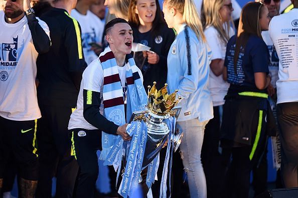 Despite City retaining their title, Foden only played 327 PL minutes this term - an average of eight per game