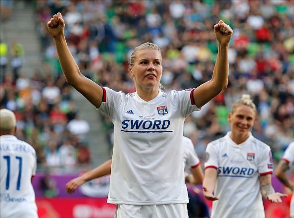 Ada Hegerberg in the Women's Champions League final