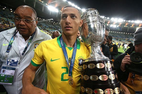 Richarlison won the Copa America with Brazil this month, having enjoyed a good campaign with Everton