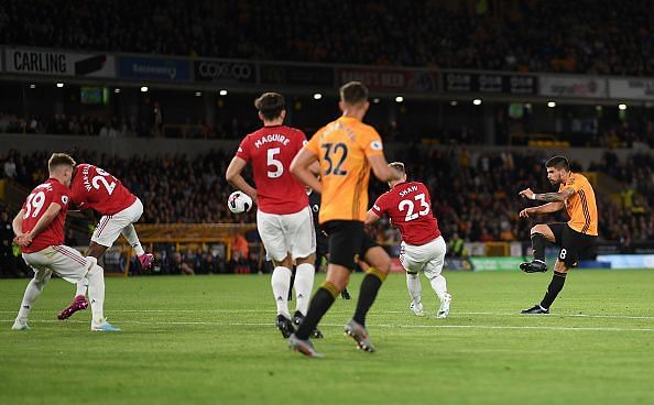Neves' stunning strike silenced the visitors and helped snatch a hard-fought point against Ole's men too