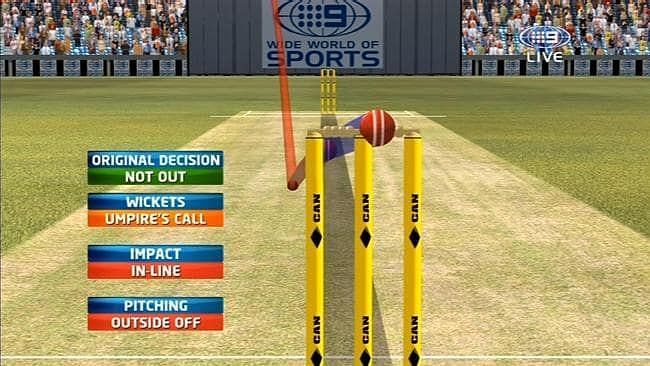 On field captain takes review and ball tracking is used to check the LBW decision