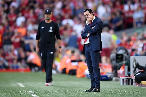 Emery endured a frustrating evening's watch, having played into Liverpool's strengths with his decisions