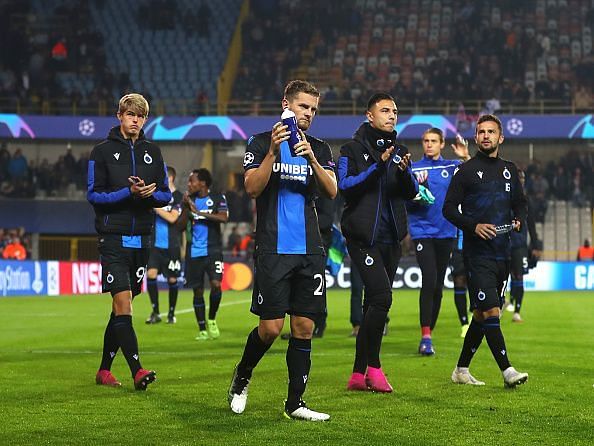 Club Brugge's 18-match unbeaten run was ended in emphatic fashion