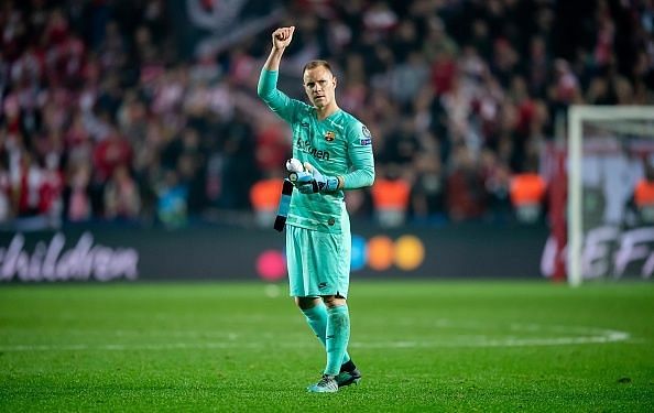 ter Stegen held his nerve at a crucial juncture to keep Barca ahead when he was needed most