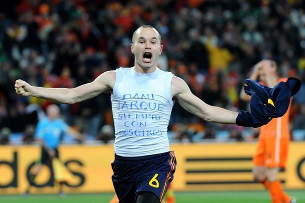 Iniesta dedicated his 2010 World Cup-winning goal to his friend, Dani Jarque