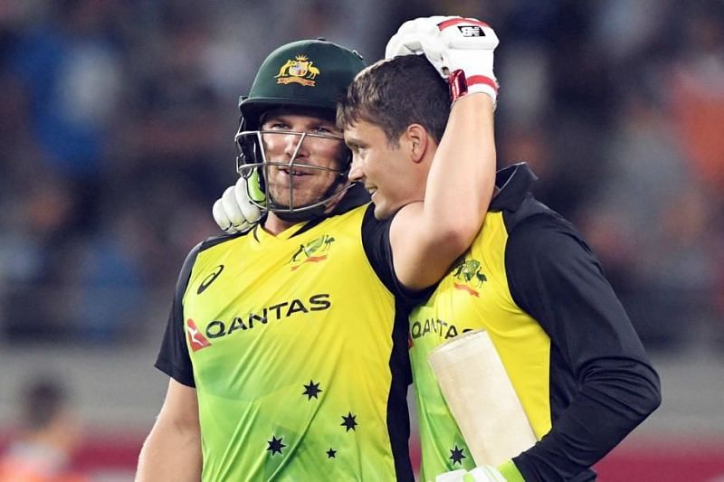 Aaron Finch and Alex Carey CSK