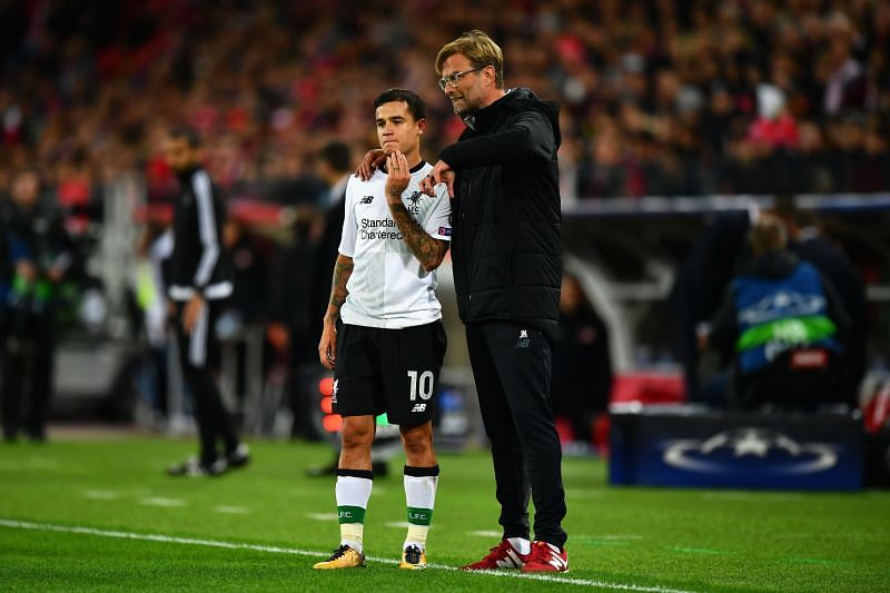 Jurgen Klopp and Philippe Coutinho
