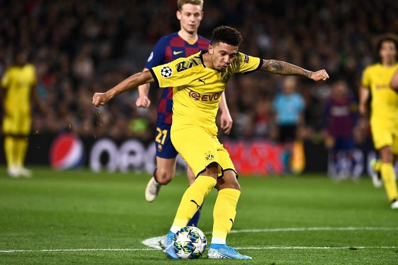 Sancho excelled in a memorable appearance off the bench at the Nou Camp during Dortmund's 3-1 defeat