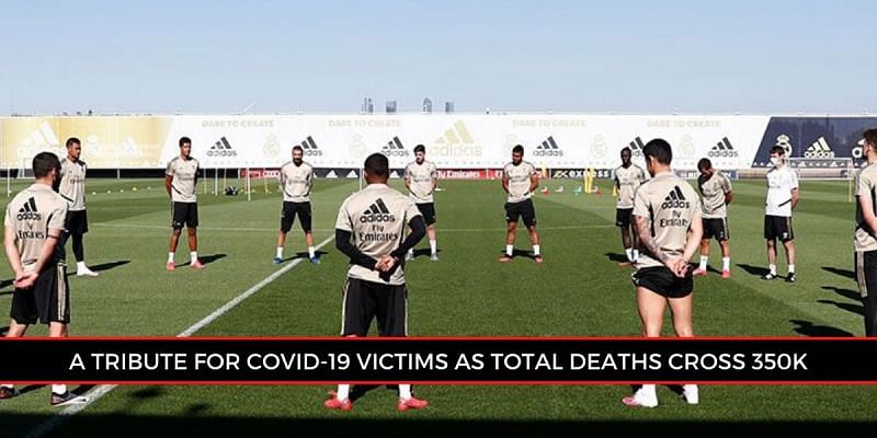 Real Madrid pay an emotional tribute to thousands of COVID-19 victims