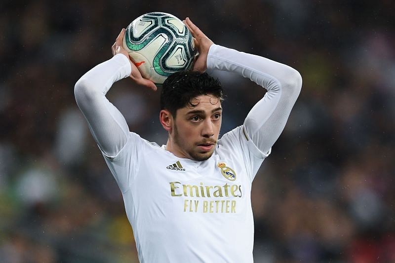 Real Madrid's Valverde looked out of place and uncomfortable as a wide midfielder before being replaced