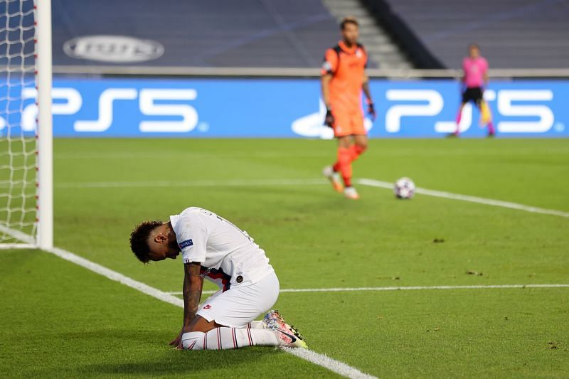Despite flashes of individual brilliance with his dribbling, PSG's Neymar struggled with finishing throughout