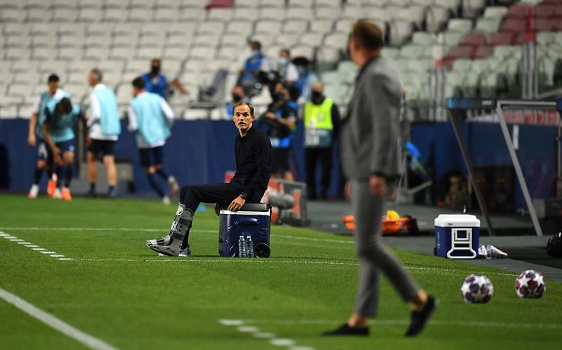 PSG's Tuchel glances at his former protege Nagelsmann in the biggest game of their respective careers