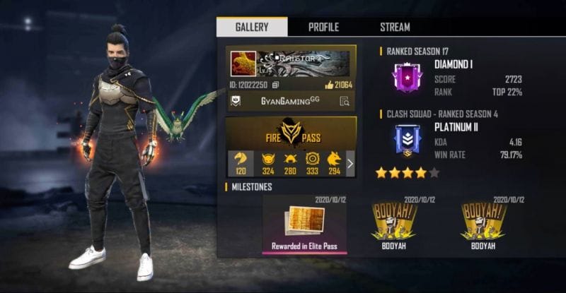 Raistar In Free Fire In Game Id Settings Stats And More Newzybox Box With Full Of Newz