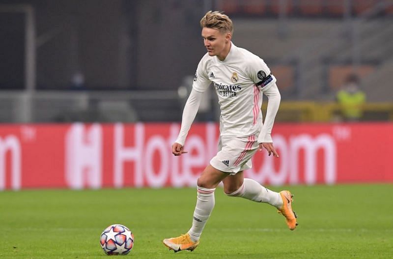 Real midfielder Odegaard delivered a performance to build upon, on his Champions League debut here