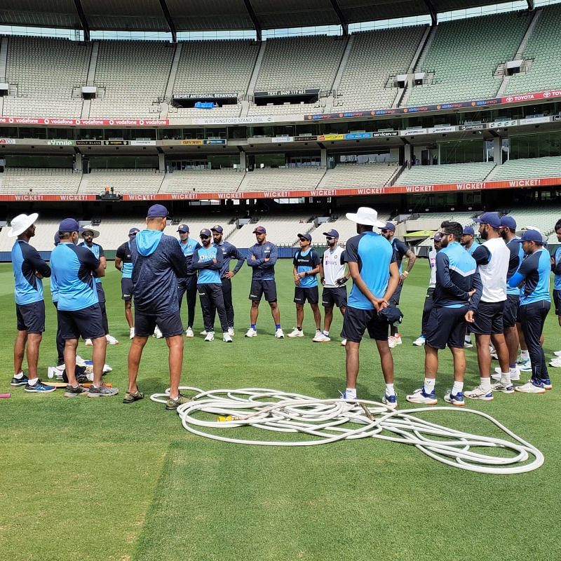 Team India regroup and train ahead of the Boxing-day Test