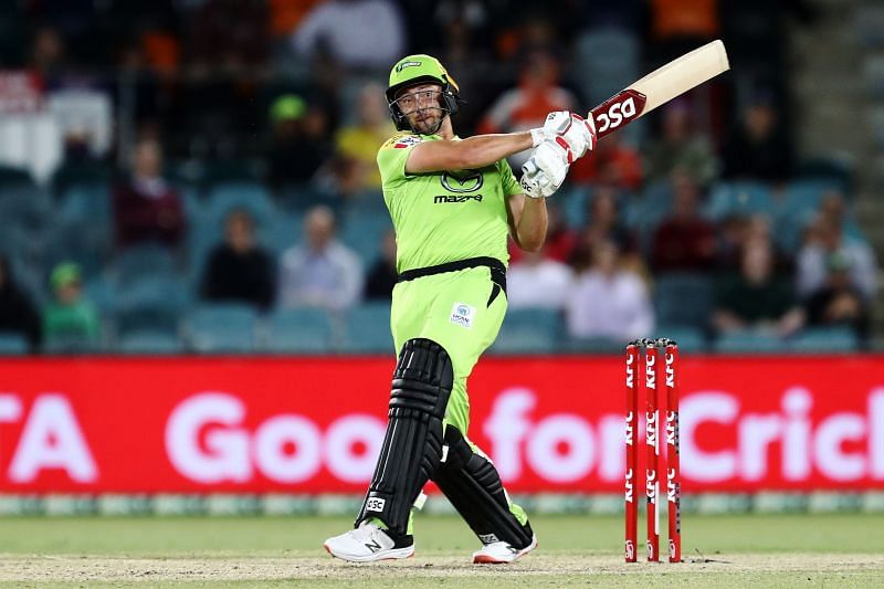 BBL 2020-21: Daniel Sams whacks four sixes off the penultimate over to seal a thrilling win for Sydney Thunder [Watch]