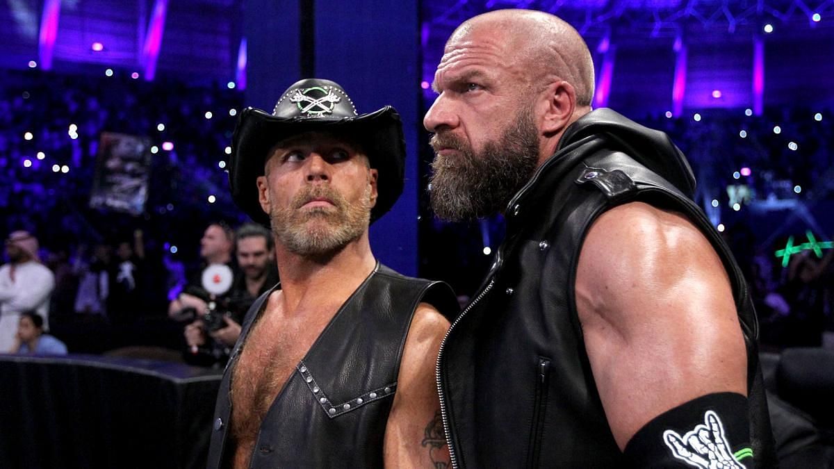 Shawn Michaels and Triple H in 2018