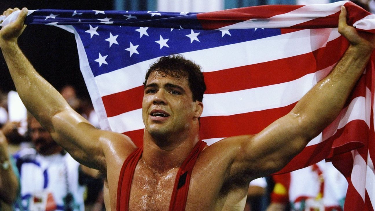 <div></noscript>Kurt Angle reveals how he won a gold medal in 1996 with a 
