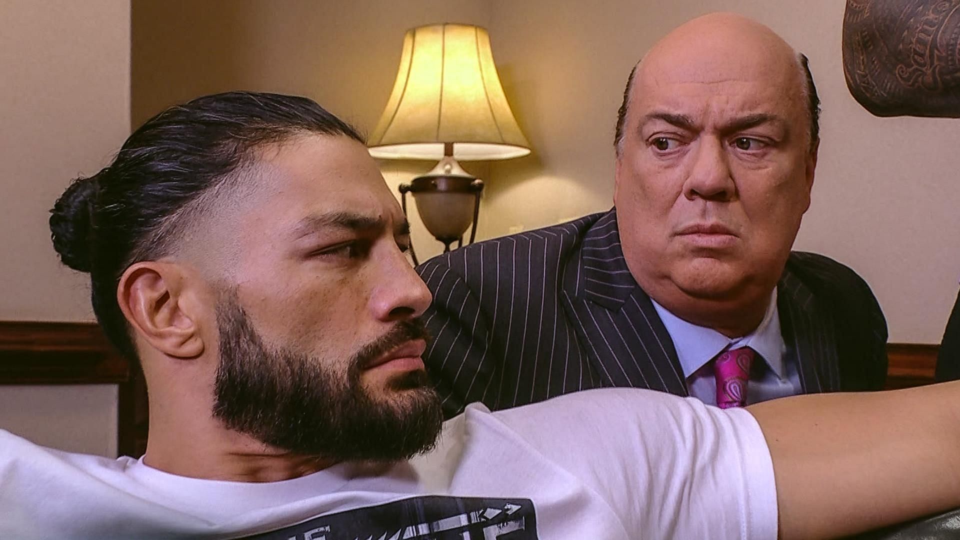 Roman Reigns and his special counsel Paul Heyman