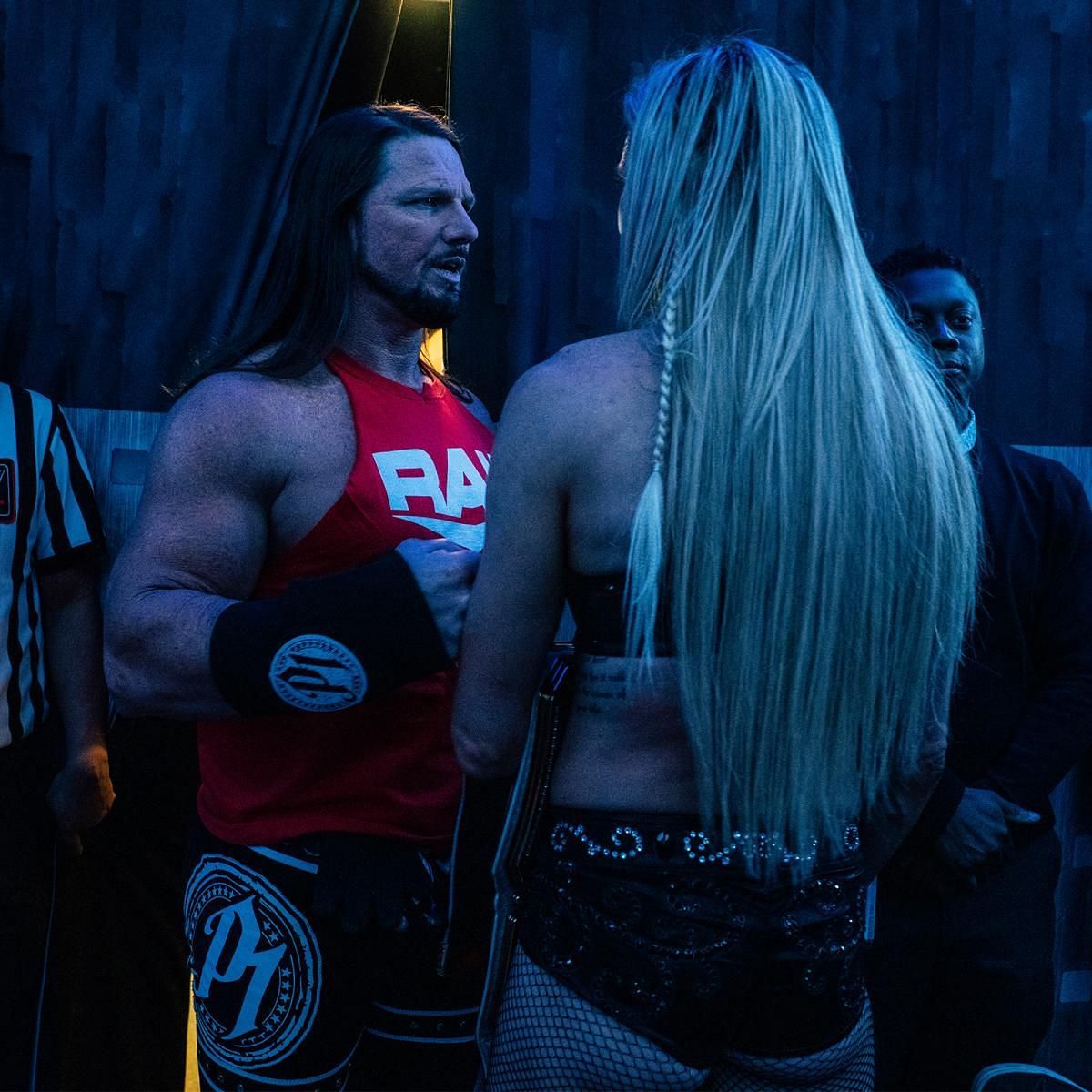 AJ Styles and Charlotte Flair