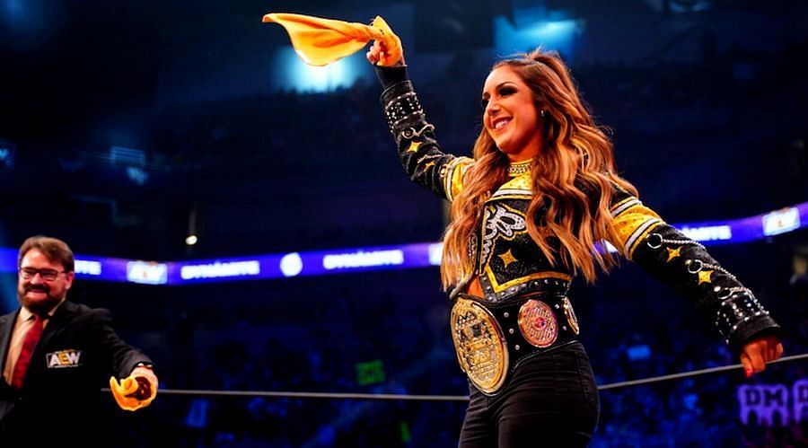 <div></noscript>Dr. Britt Baker should be credited for turning AEW Women's division around</div>