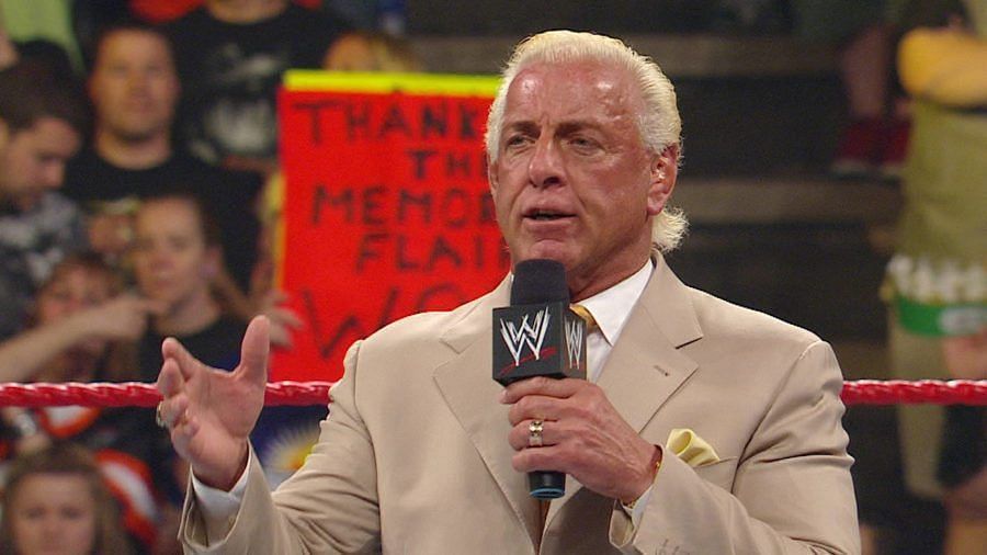 Why was Ric Flair put in a medically induced coma?