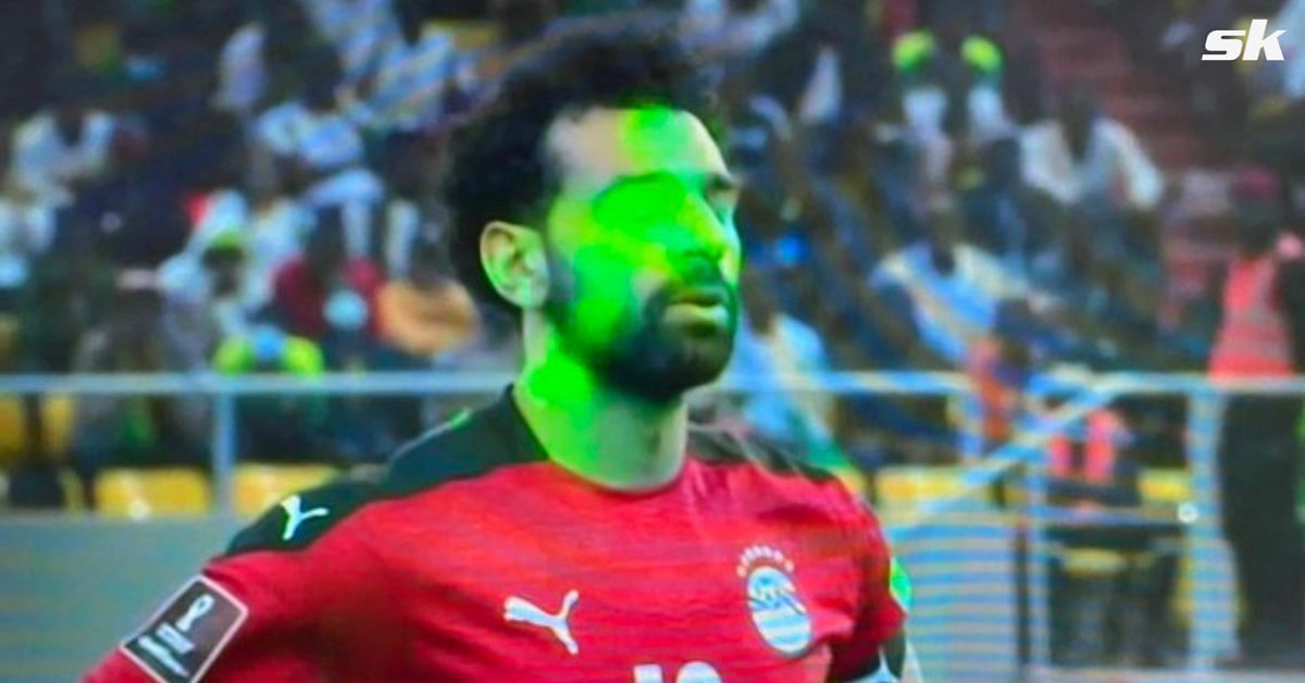 Watch: Mohamed Salah skies penalty for Egypt after being marred by lasers pointed to his face 