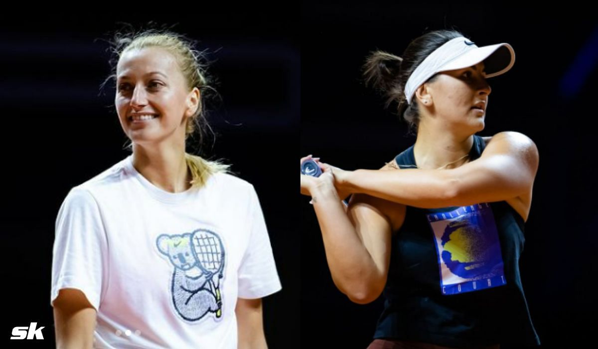 In pictures: Petra Kvitova, Emma Raducanu and Bianca Andreescu ahead of Stuttgart Open