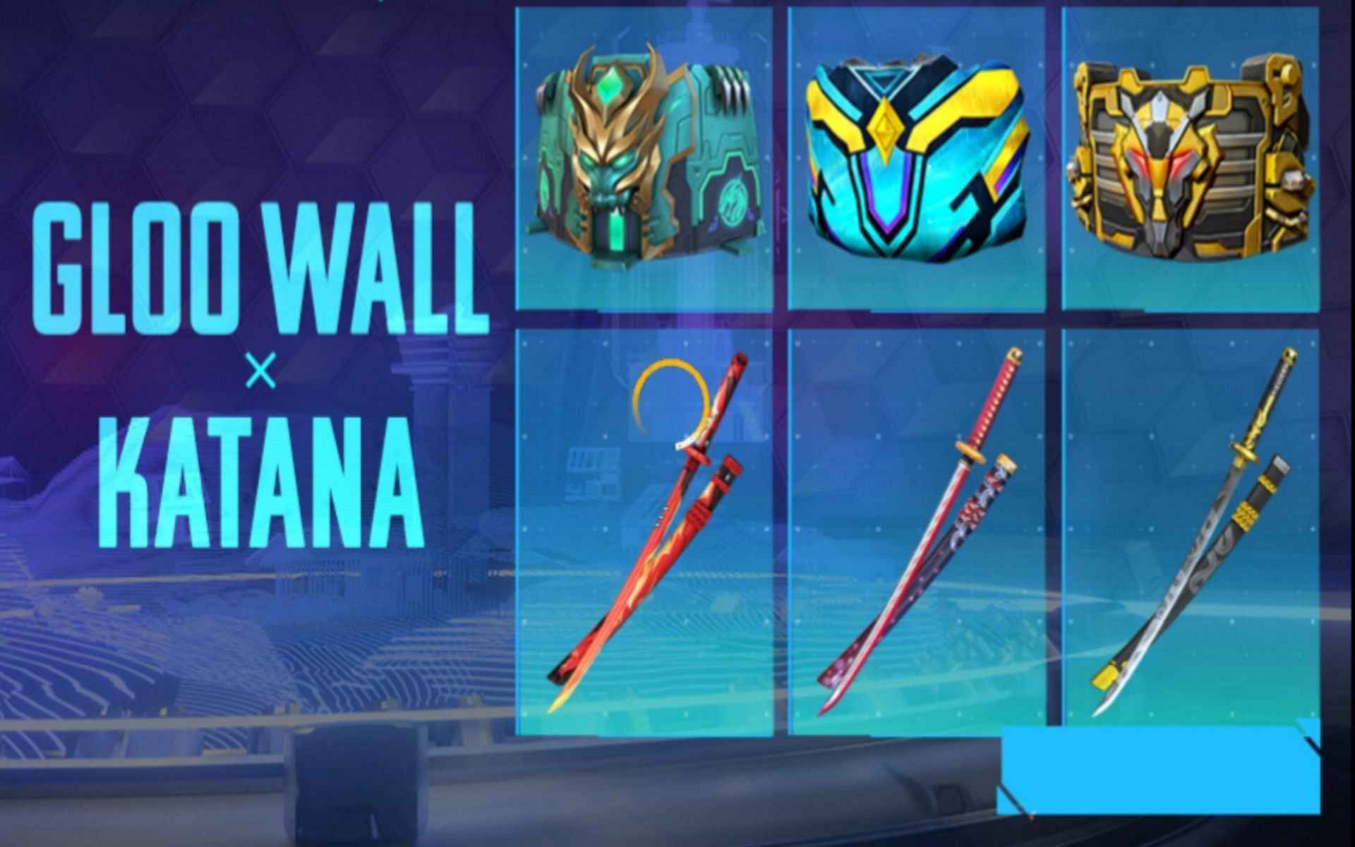 Free Fire MAX Moco Store brings epic katana and gloo wall skins for Indian server