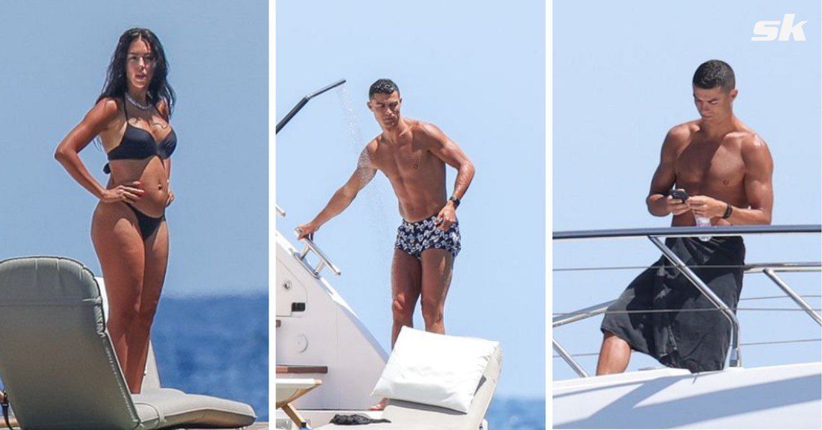 Cristiano Ronaldo and Georgina Rodriguez spend vacation in Ibiza by relaxing on private yacht 
