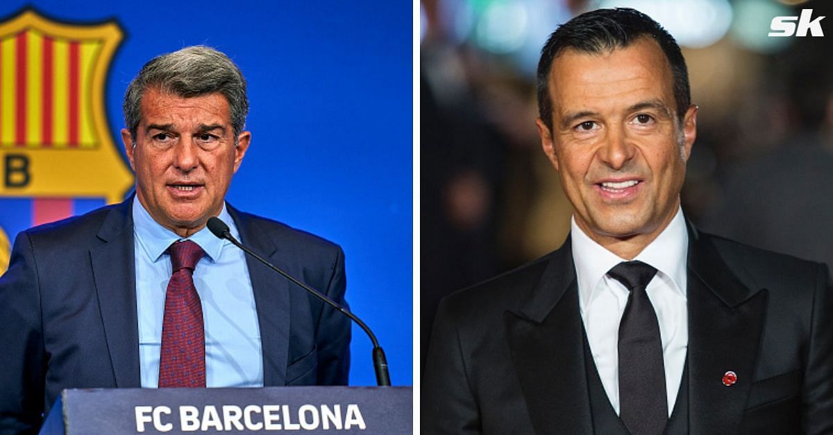 Barcelona president Joan Laporta and Jorge Mendes seal strategy for transfer of 27-year-old - Reports