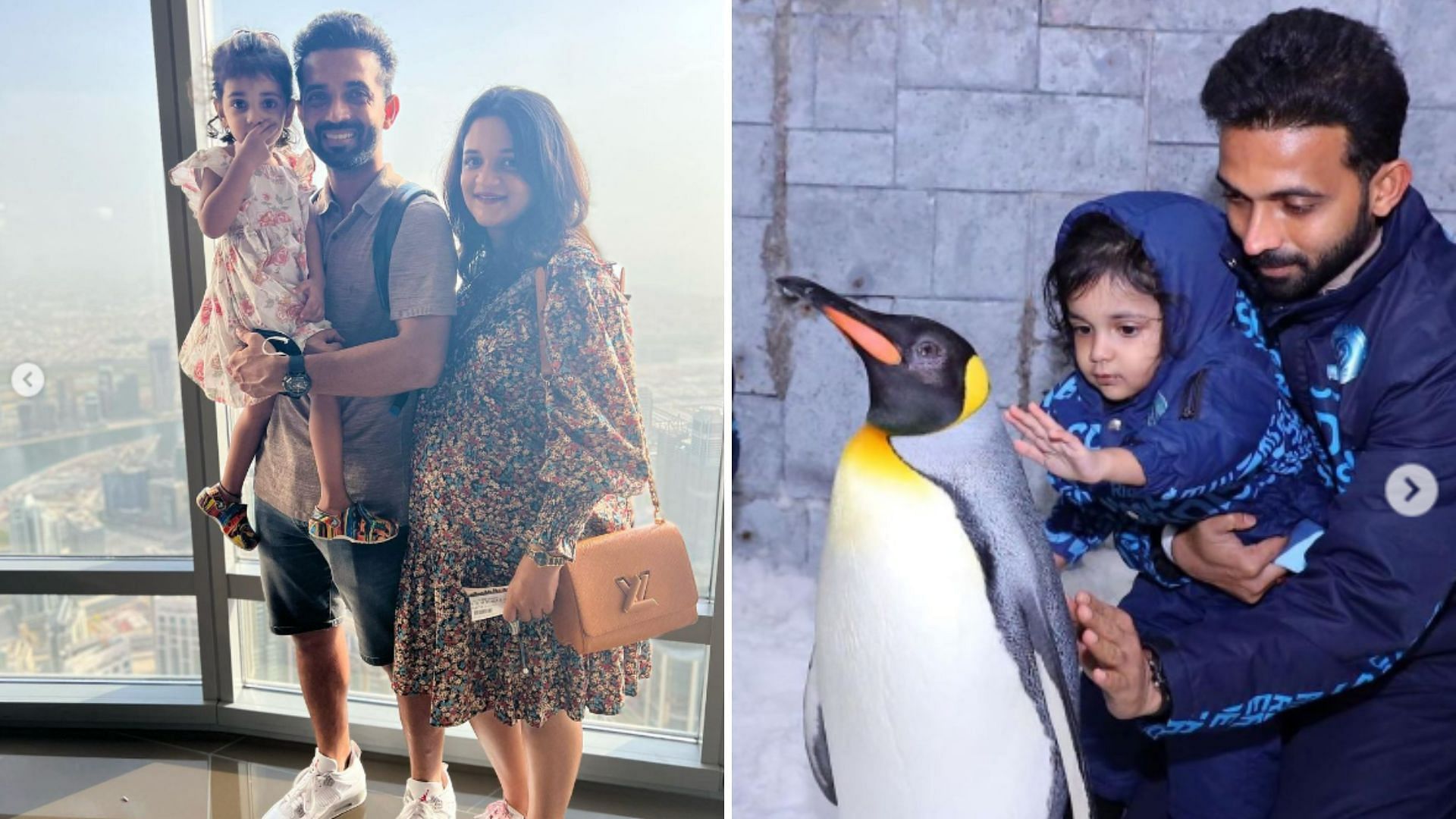 Ajinkya Rahane enjoys day out in Dubai with wife Radhika and daughter Aarya in throwback post – See Pics