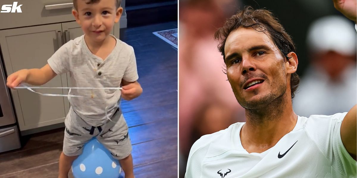 Watch: Little kid gets excited after realizing his mother saw Rafael Nadal play live in Cincinnati