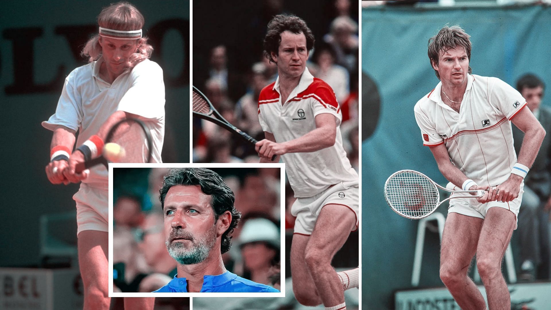 John McEnroe's volley, Jimmy Connors' backhand, Bjorn Borg's return and more: Patrick Mouratoglou picks his best players from the 1980s
