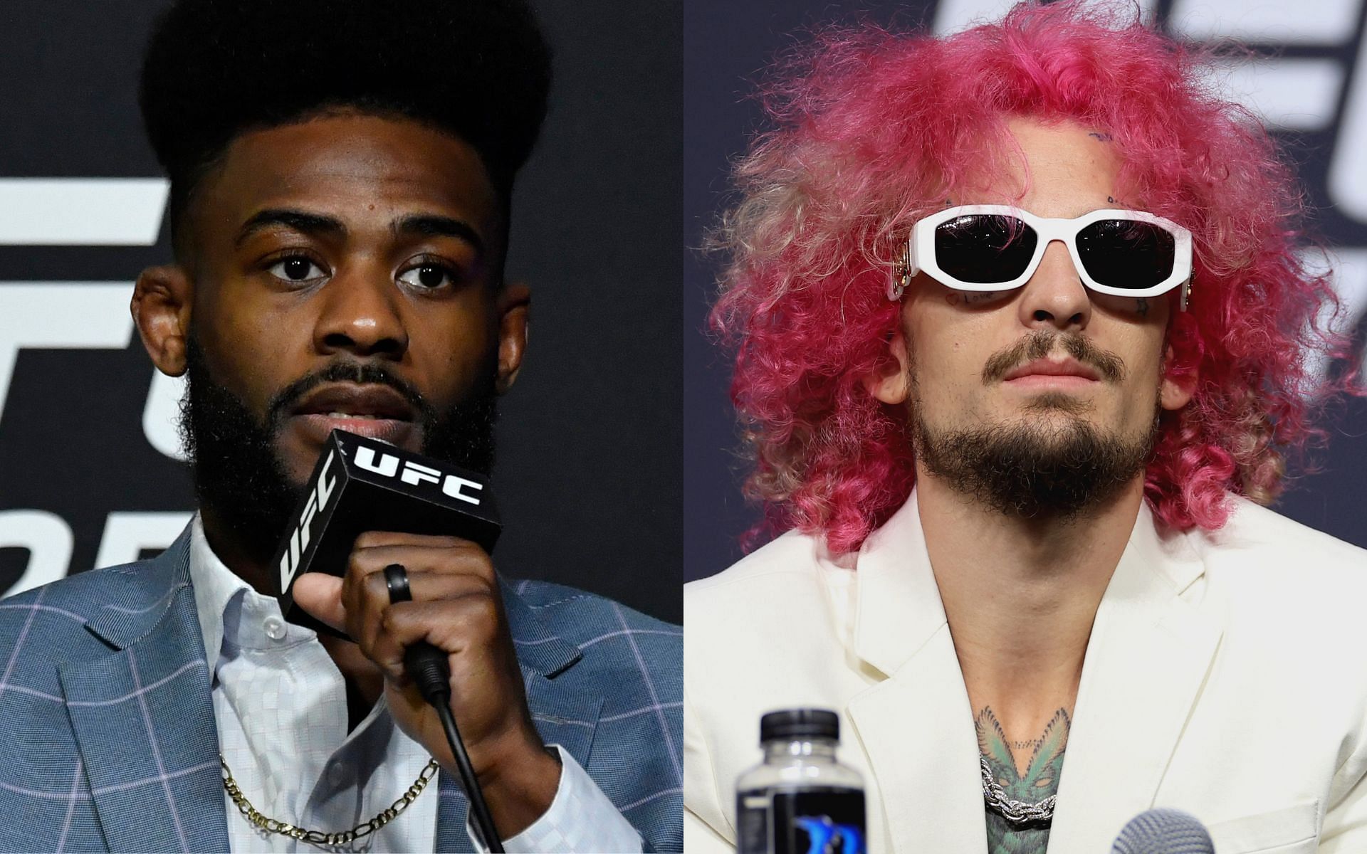 Bantamweight champion Aljamain Sterling tries to start title fight discussions with No. 1 contender ‘Sugar’ Sean O’Malley after UFC 280