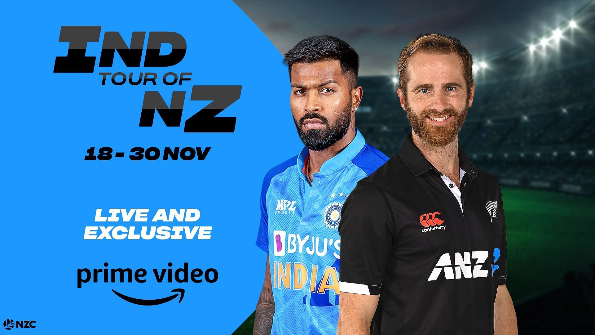 Prime Video Gears-up for Live Cricketing Action with the Marquee India Men’s Tour of New Zealand in November